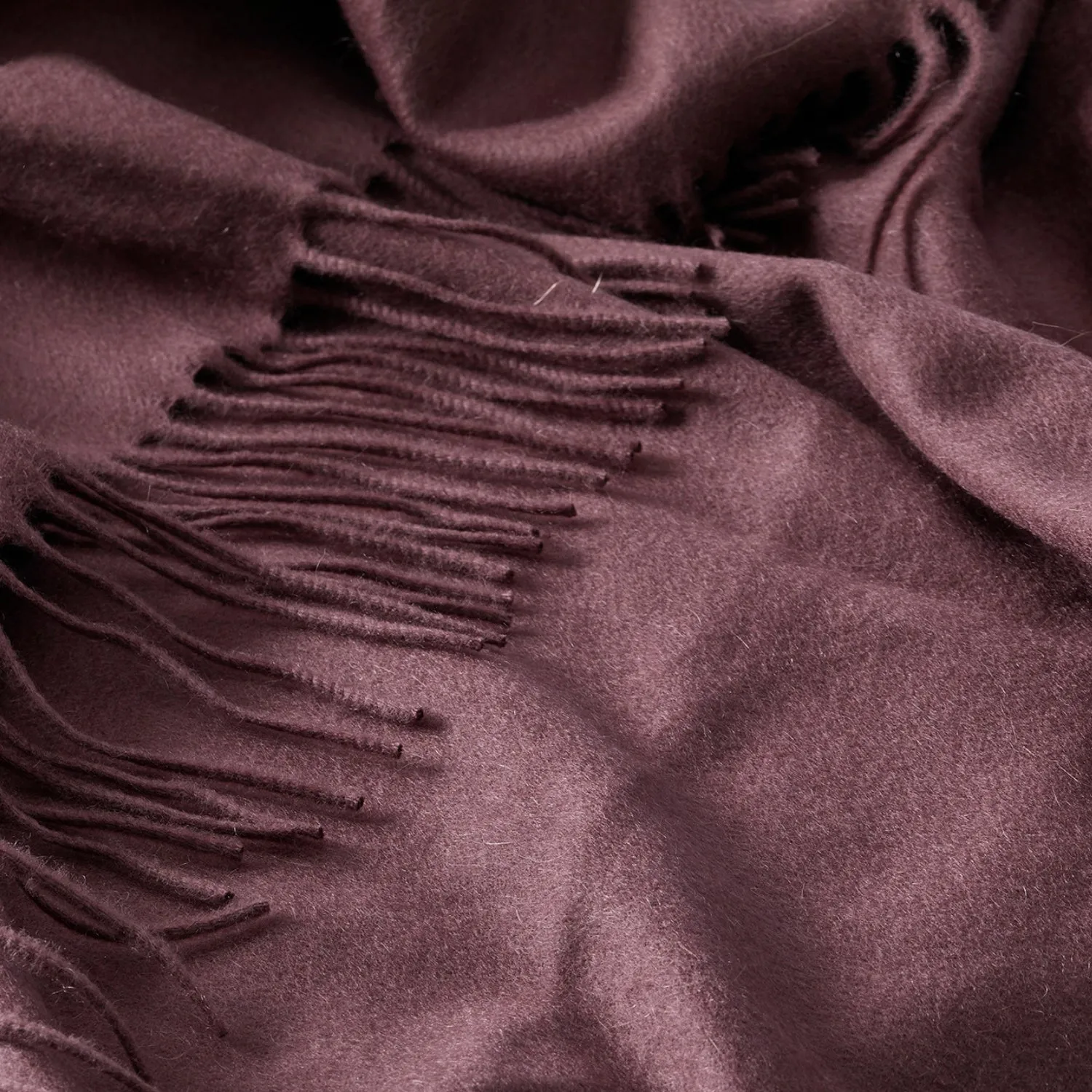 Mulberry Cashmere Blanket | Johnstons of Elgin