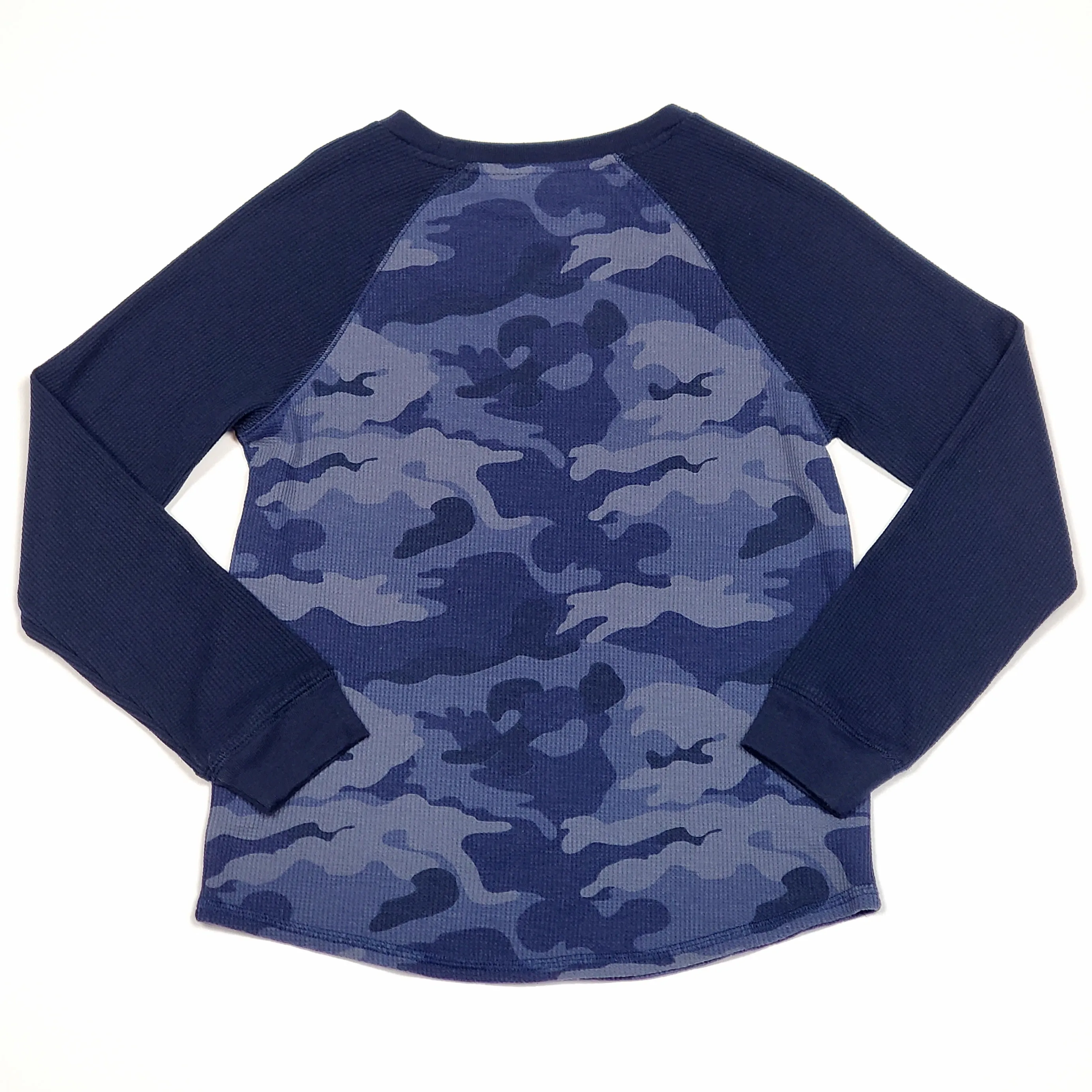 Old Navy Boys Navy Blue Camo Shirt Size 8