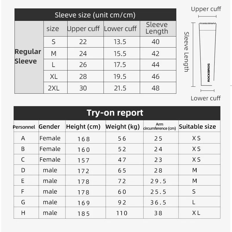 Outdoor Sports Sleeves Summer Safety Gear