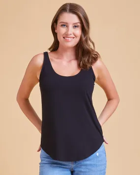 Peachy Nursing Tank - Black