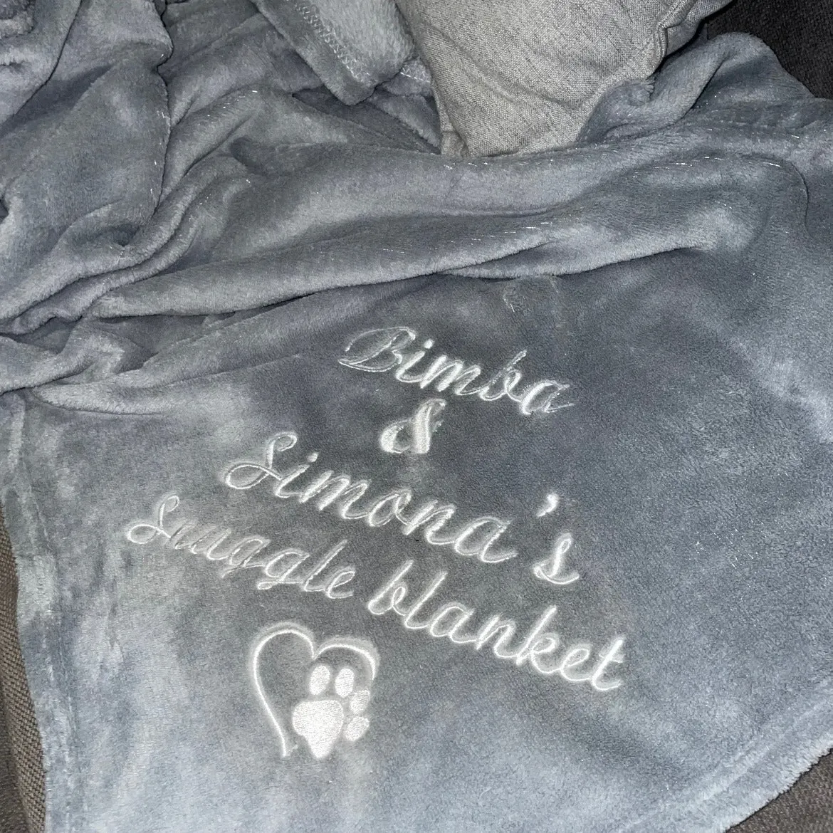 Personalized Pet Snuggle Blanket