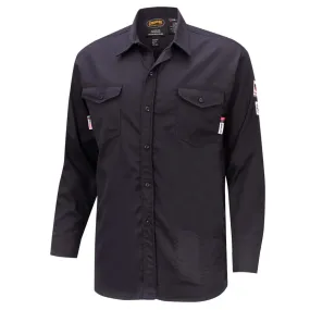 Pioneer Men's Flame Resistant Work Shirt, FR-TECH® 7oz HRC 2, 88% Cotton/12% Nylon Blend, Arc-Rated Safety Shirt with Durable Construction | Sizes S-4XL