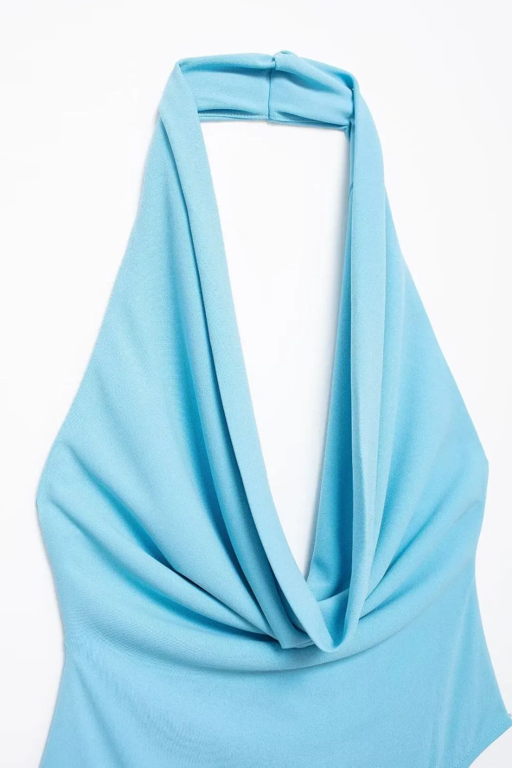 ‘Polina’ Pleated Halter Jumpsuit & Skirt Set (Sold Separately)