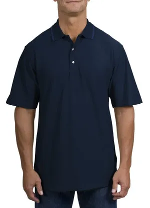Port Authority Signature - Zephyr  Mesh Sport Shirt with Tipping Stripe.  K470
