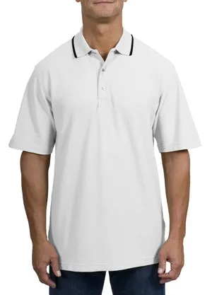 Port Authority Signature - Zephyr  Mesh Sport Shirt with Tipping Stripe.  K470