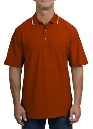 Port Authority Signature - Zephyr  Mesh Sport Shirt with Tipping Stripe.  K470
