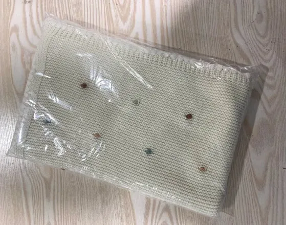 Quality Nordic Cotton Knitted Baby Blanket