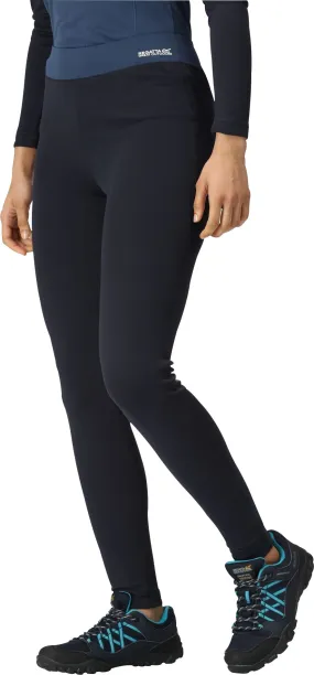 Regatta Bampton Baselayer Womens Long Tights - Blue