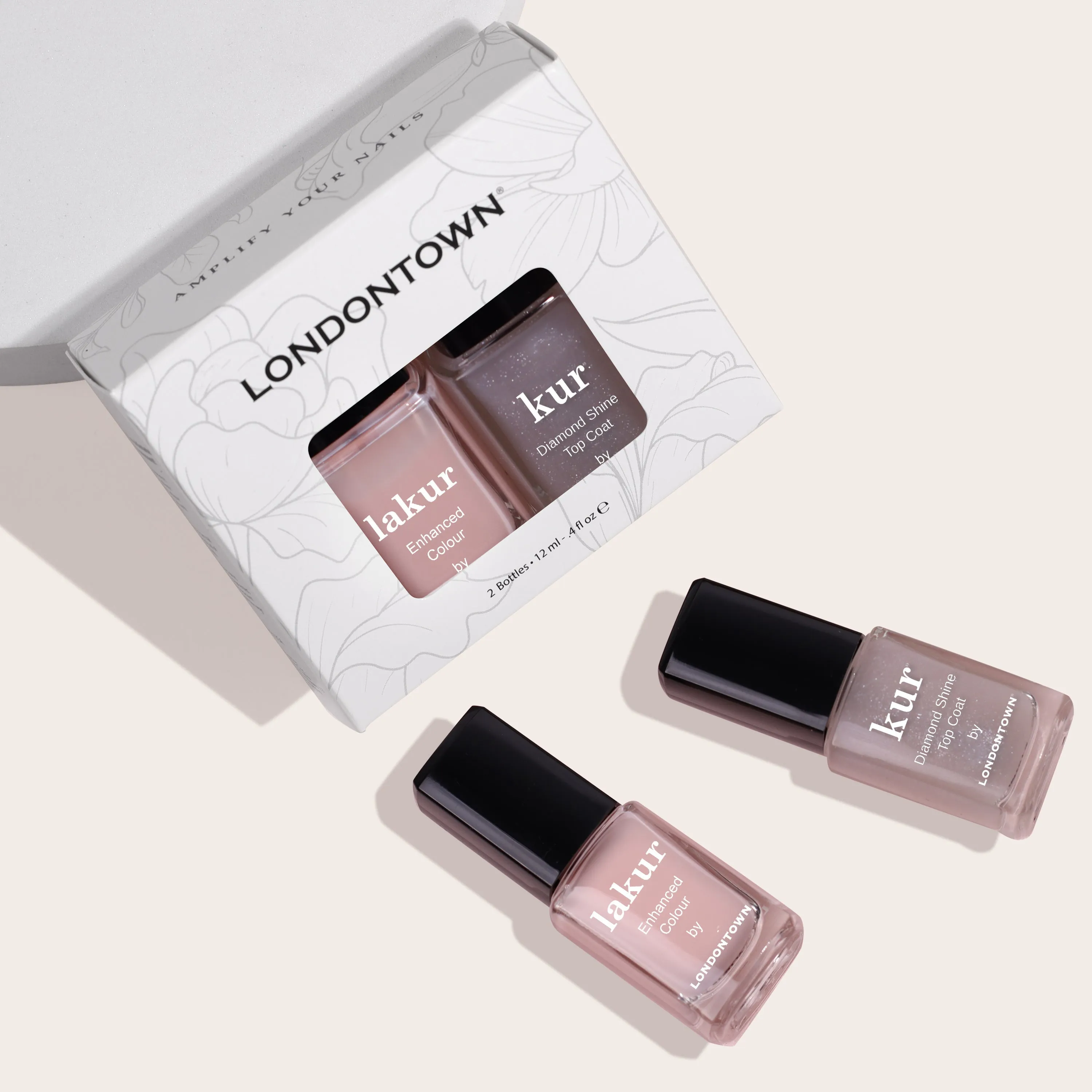 Royal Manicure Set | Gel-Like Nail Polish Duo
