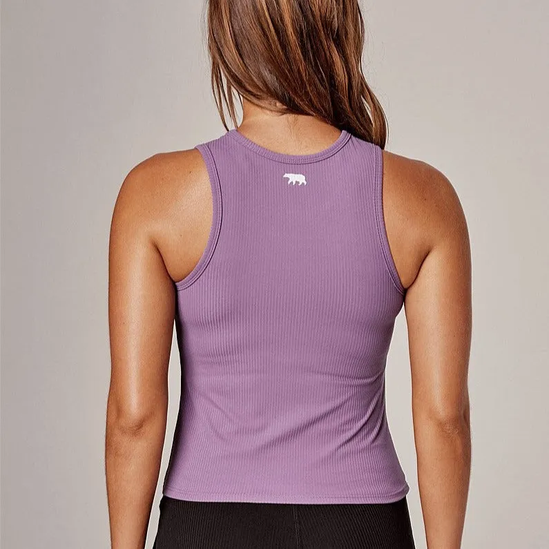 Running Bare Exhale Rib Singlet