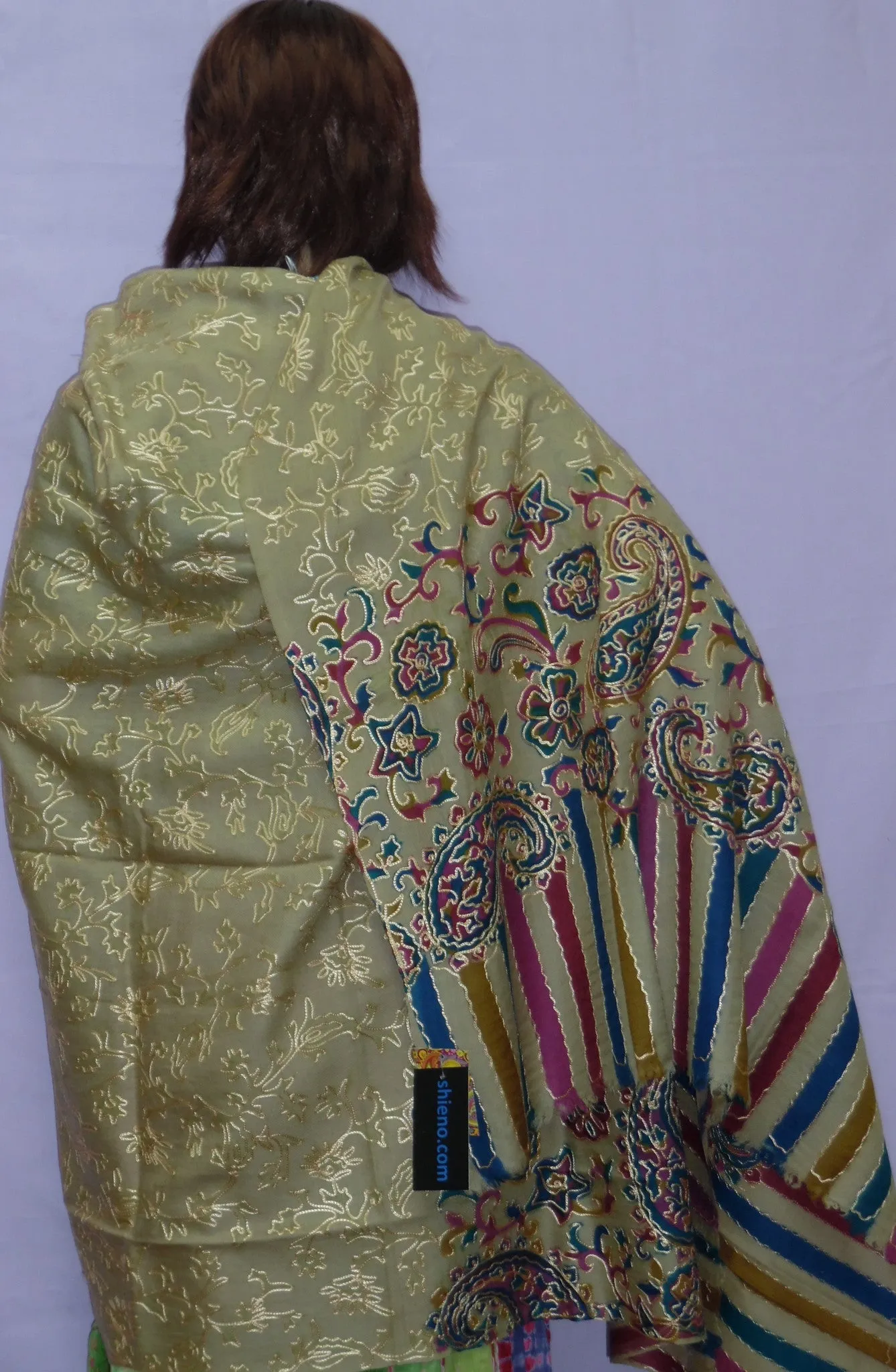 Shawl 5151 Pashmina Angora Kashmiri Winter Wear Wrap Shawl Shieno