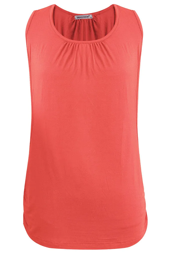 Smallshow Sleeveless Maternity Nursing Tank Tops