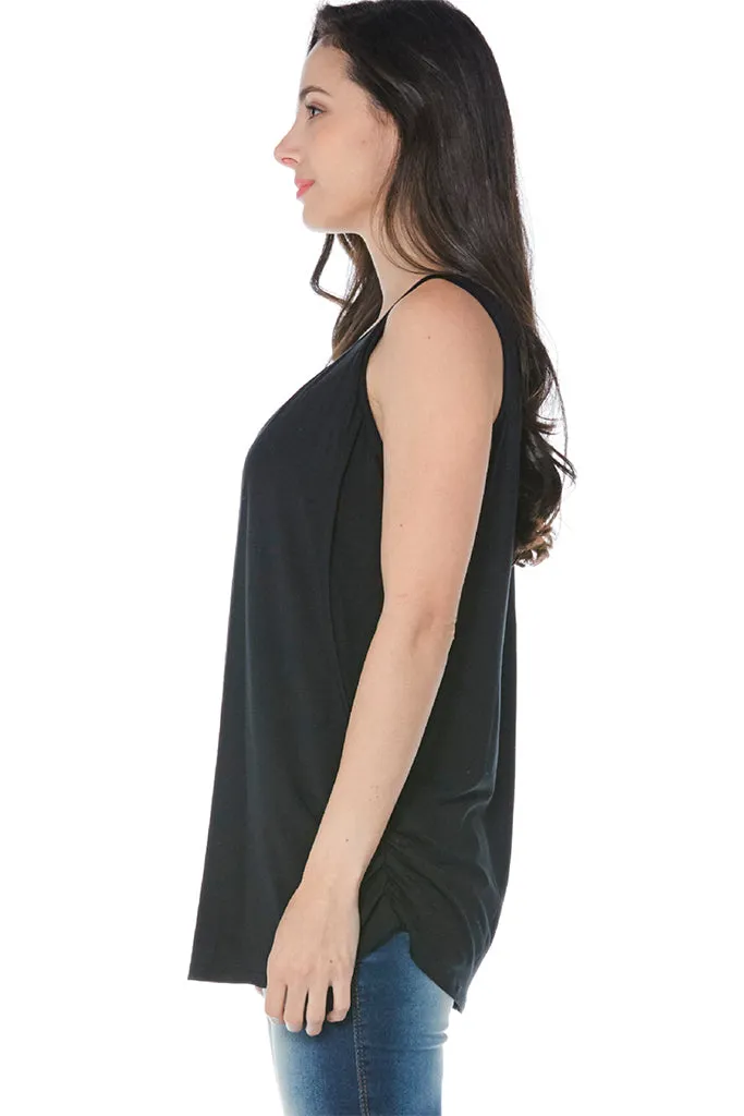 Smallshow Sleeveless Maternity Nursing Tank Tops