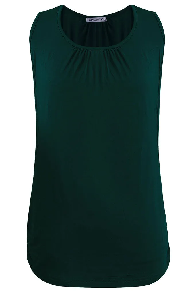 Smallshow Sleeveless Maternity Nursing Tank Tops