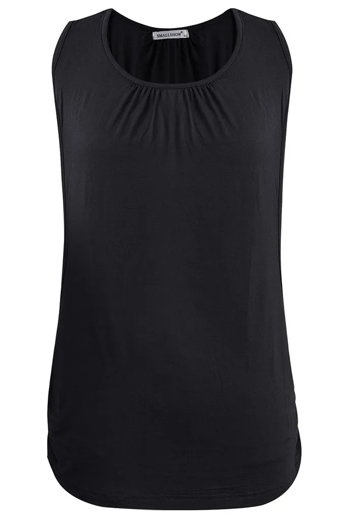 Smallshow Sleeveless Maternity Nursing Tank Tops