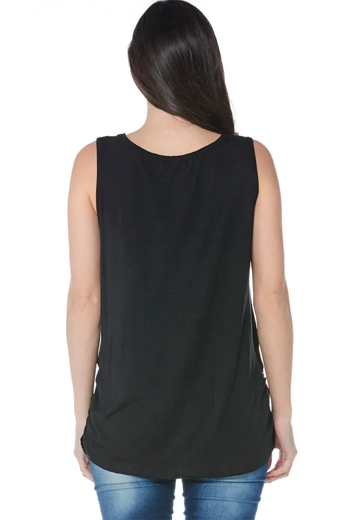 Smallshow Sleeveless Maternity Nursing Tank Tops
