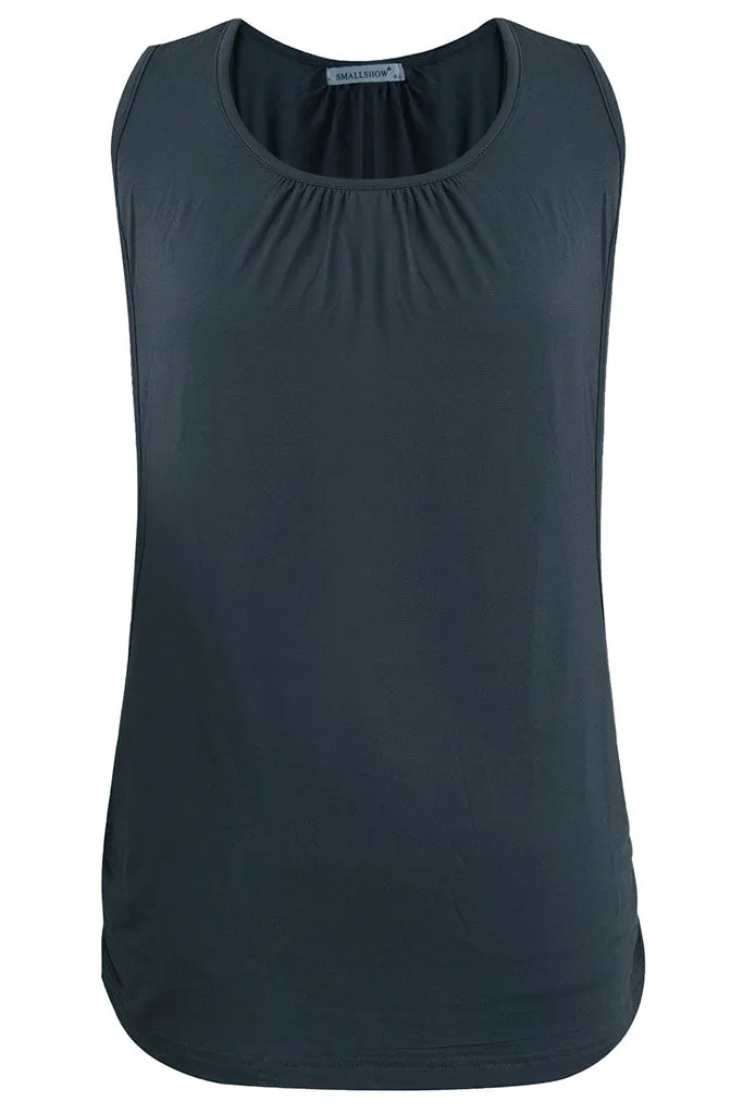 Smallshow Sleeveless Maternity Nursing Tank Tops