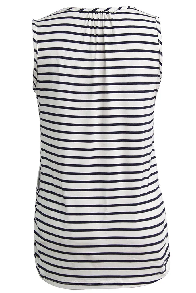 Smallshow Sleeveless Maternity Nursing Tank Tops