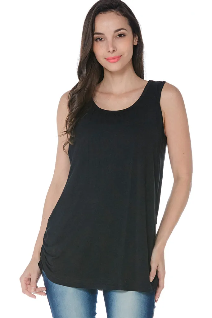 Smallshow Sleeveless Maternity Nursing Tank Tops