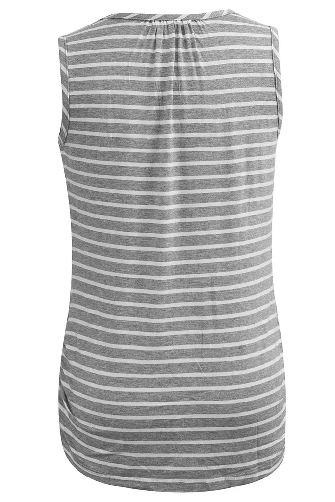 Smallshow Sleeveless Maternity Nursing Tank Tops