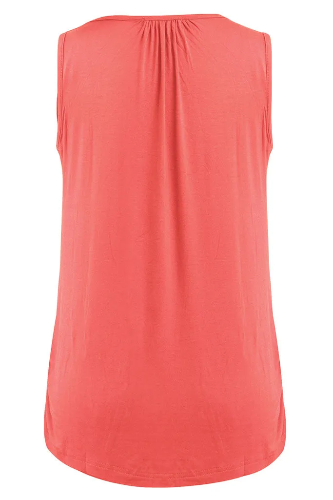 Smallshow Sleeveless Maternity Nursing Tank Tops