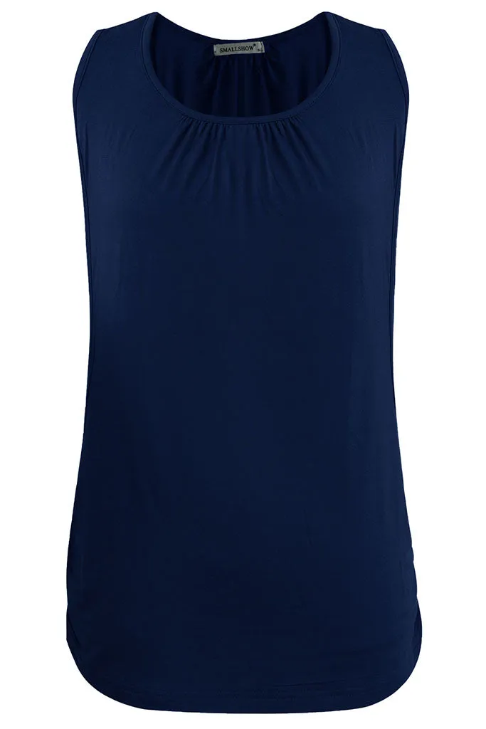 Smallshow Sleeveless Maternity Nursing Tank Tops