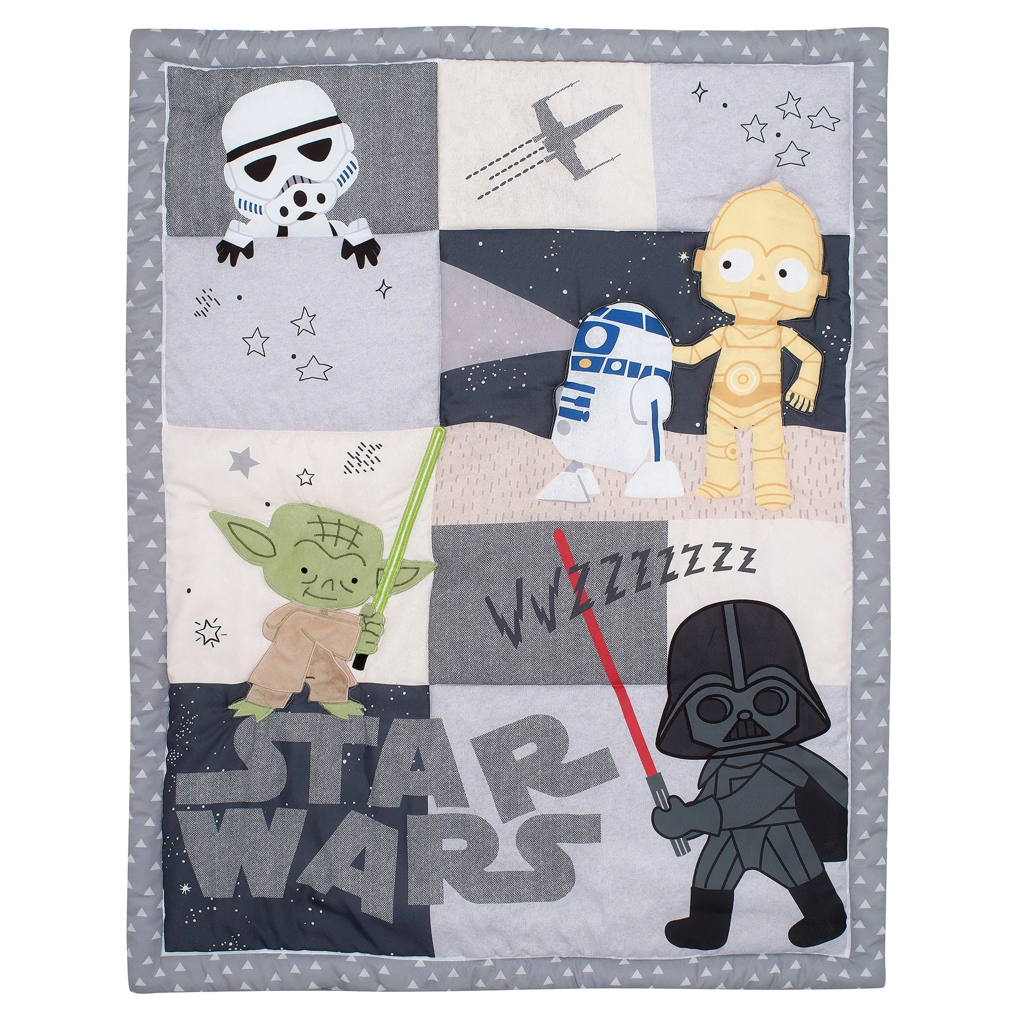 Star Wars Classic 3-Piece Crib Bedding Set