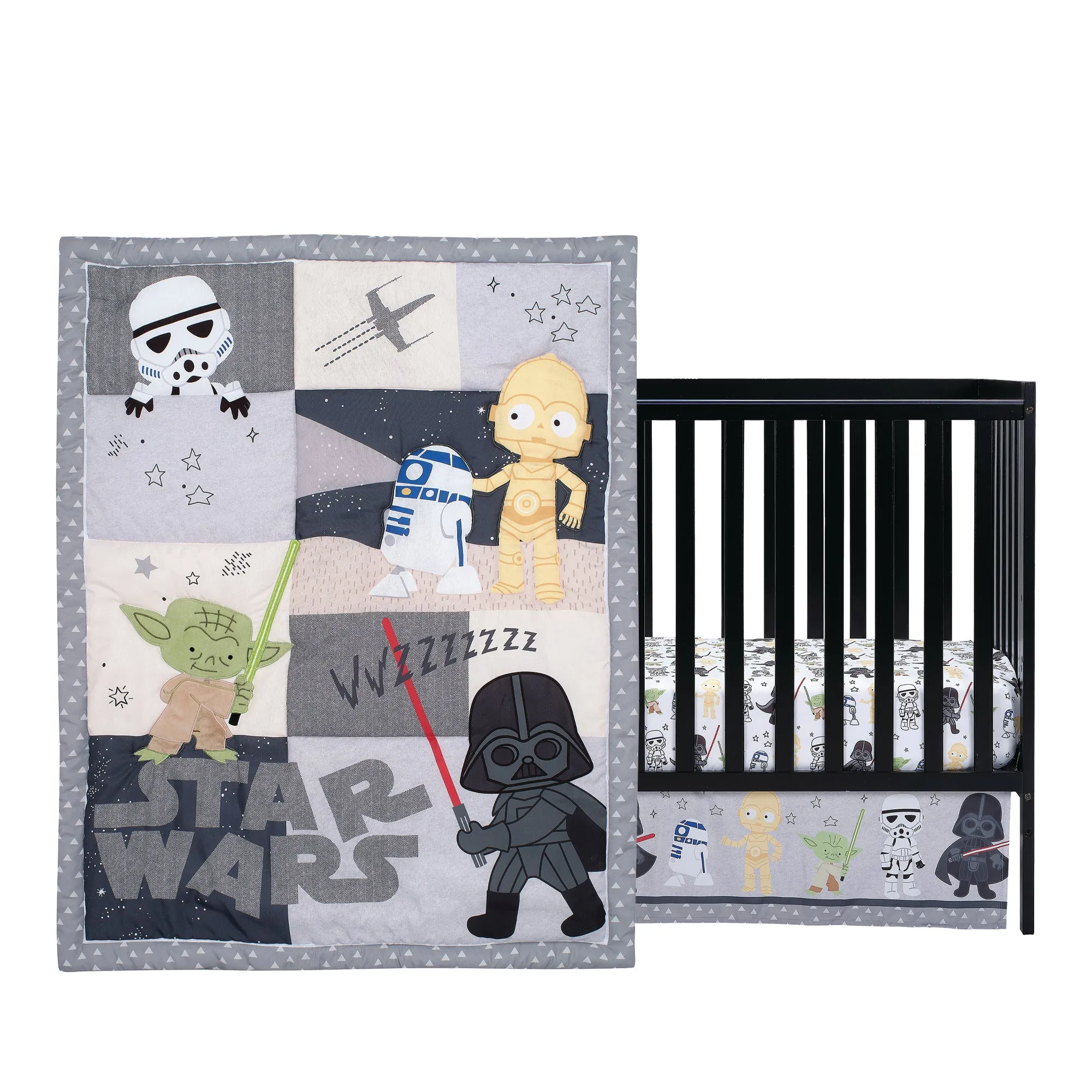 Star Wars Classic 3-Piece Crib Bedding Set