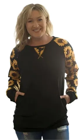 Sunflower Pocket Top