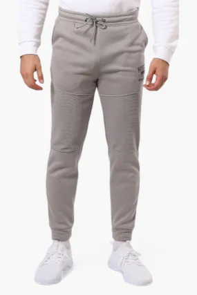 Super Triple Goose Tie Waist Physical Education Print Joggers - Grey