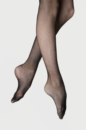 T0200G - Bloch Traditional Fishnet Footed Girls Tights