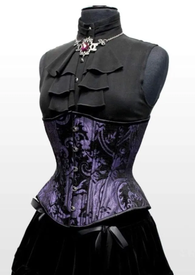TAPESTRY CORSET - PURPLE/BLACK