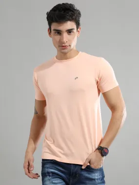 Tropical Peach Bamboo Fabric T-Shirt