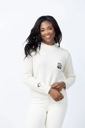 Trovata Oksana Sweater in Antique White