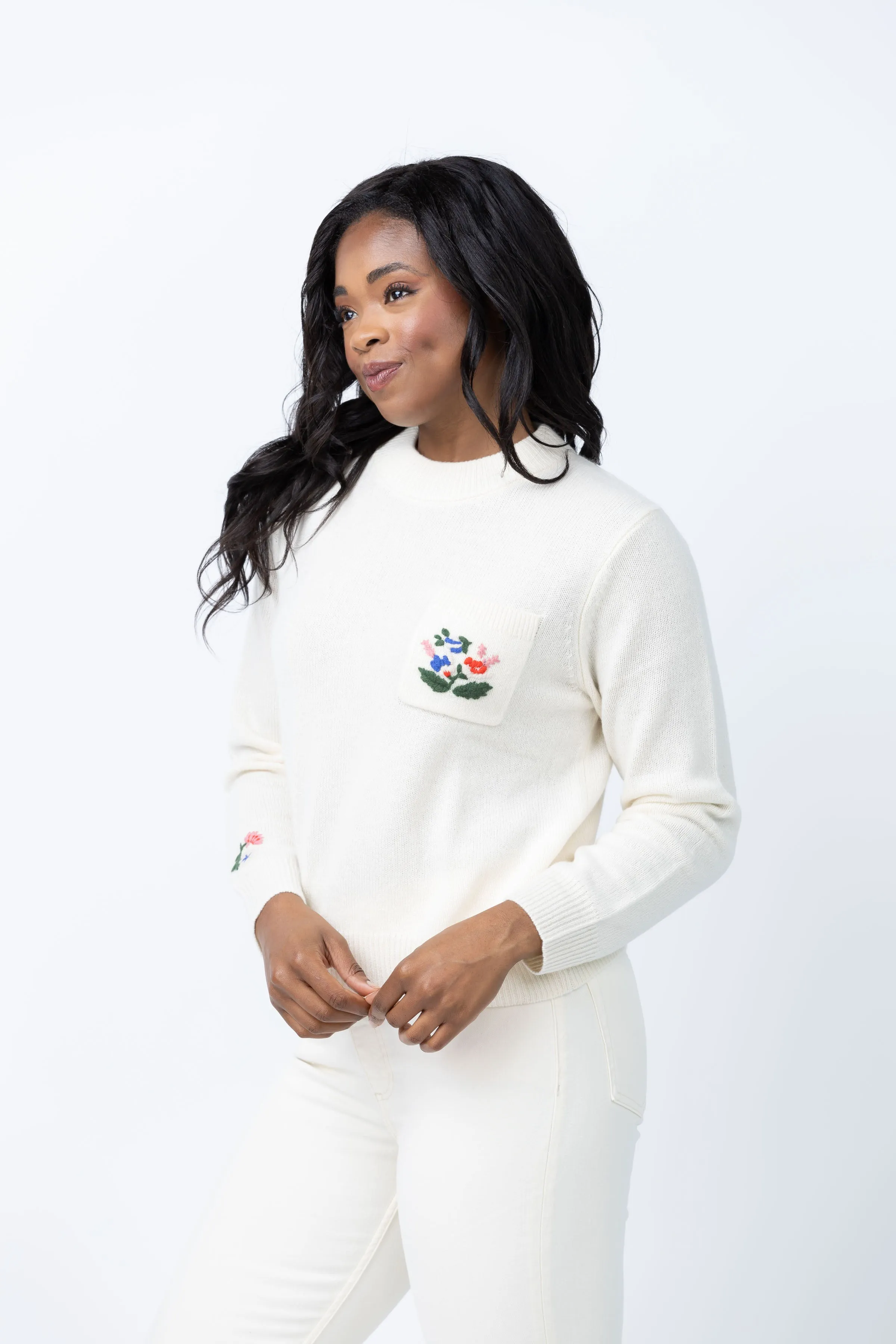 Trovata Oksana Sweater in Antique White