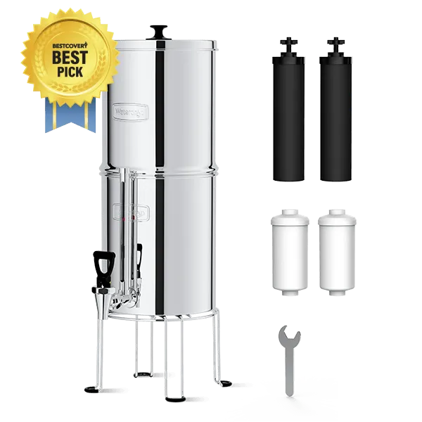 Waterdrop 2.25-gallon King Tank Gravity Water Filter System, With Stand