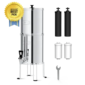 Waterdrop 2.25-gallon King Tank Gravity Water Filter System, With Stand
