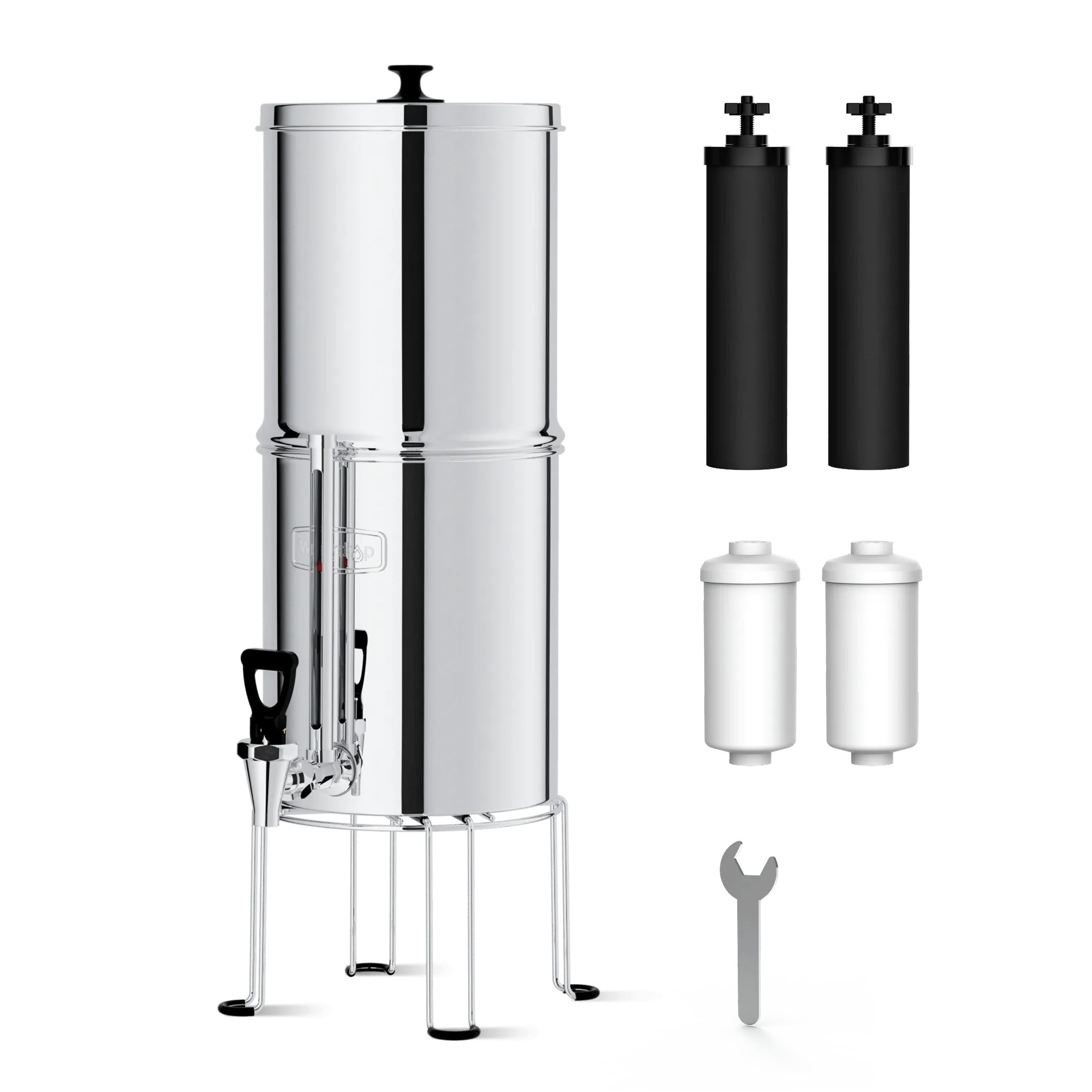 Waterdrop 2.25-gallon King Tank Gravity Water Filter System, With Stand