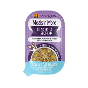 Weruva Meals N' More Steak Frites Recipe plus Skin & Coat Dog Cup