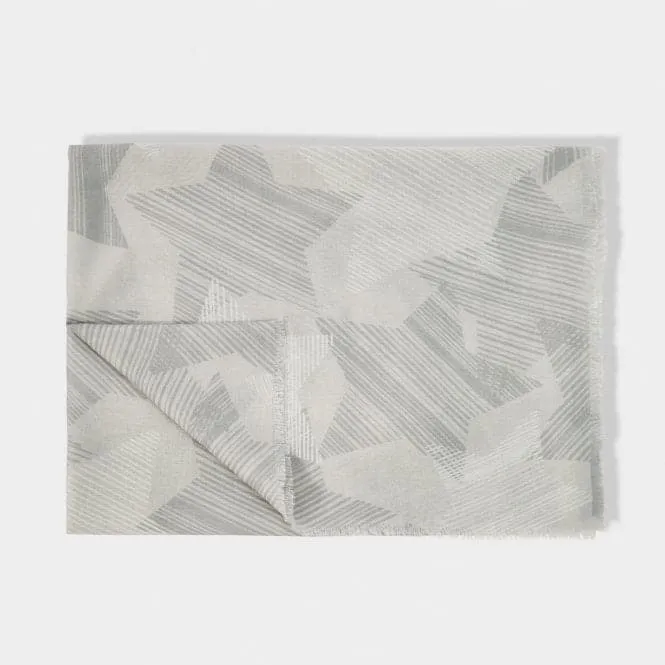 White Sentiment Scarf Line KLS499