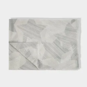 White Sentiment Scarf Line KLS499