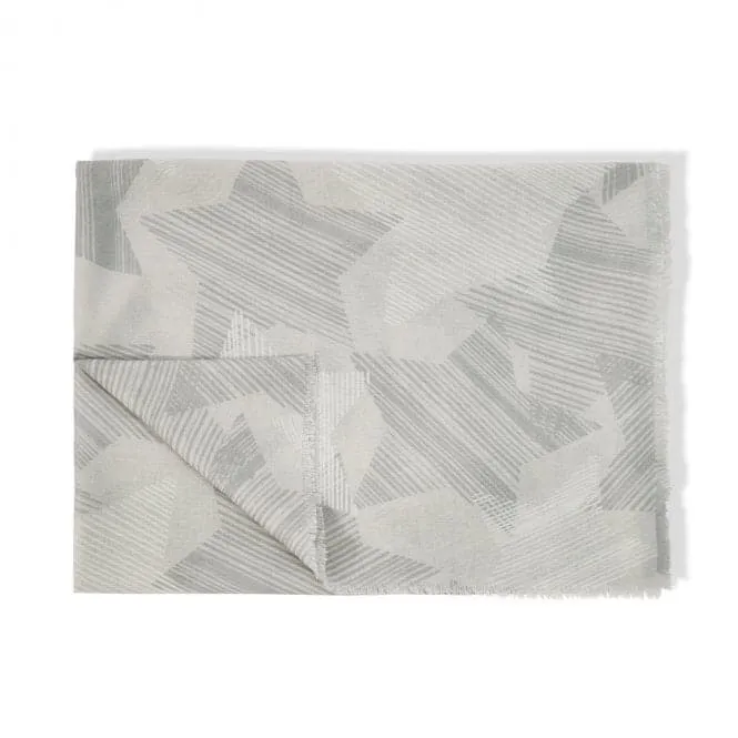 White Sentiment Scarf Line KLS499