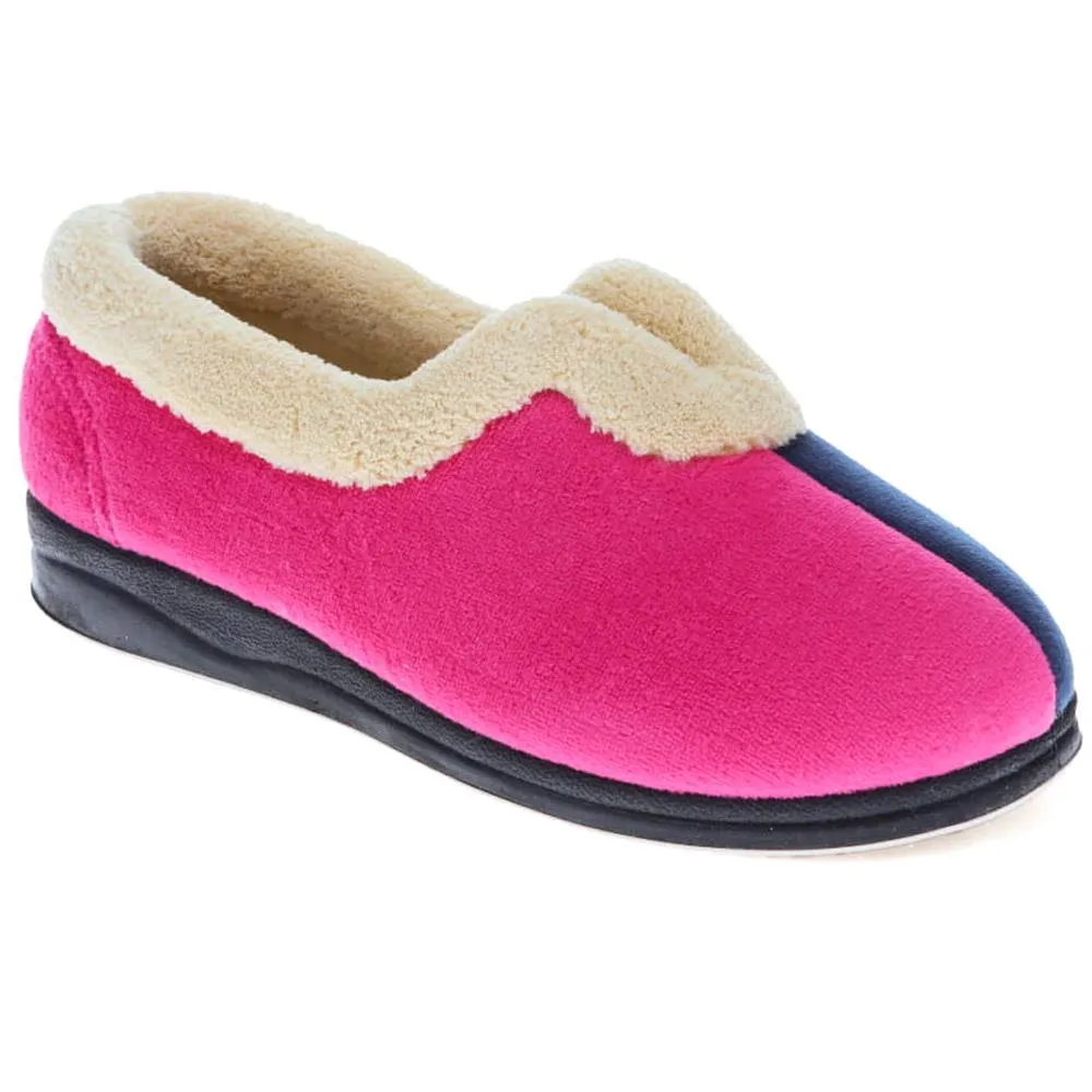 Wide Fit Antibacterial Slippers - QING32013 / 319 075