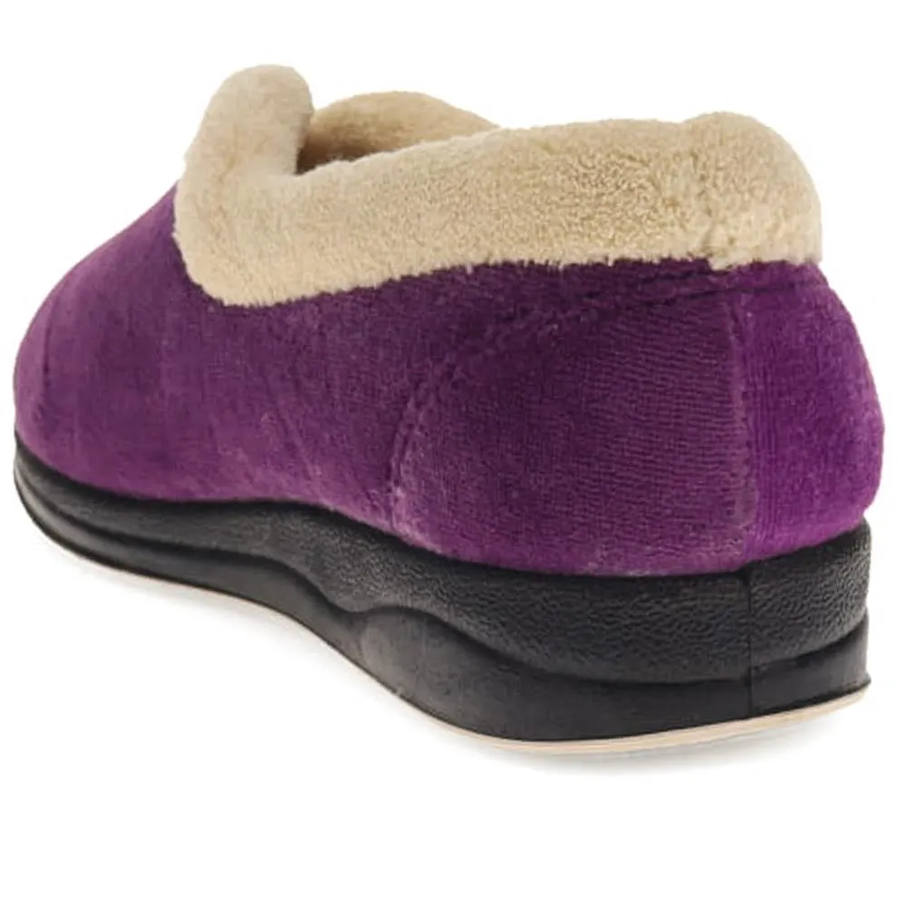 Wide Fit Antibacterial Slippers - QING32013 / 319 075
