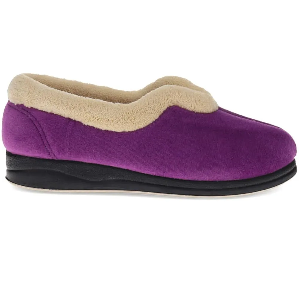 Wide Fit Antibacterial Slippers - QING32013 / 319 075