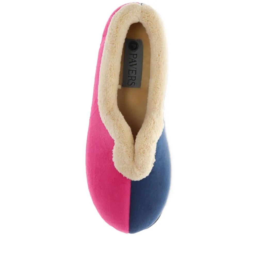 Wide Fit Antibacterial Slippers - QING32013 / 319 075