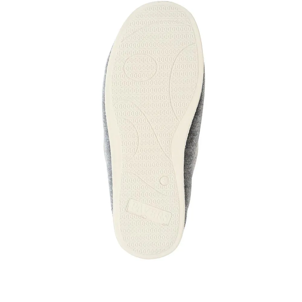 Wide Fit Antibacterial Slippers - QING32013 / 319 075