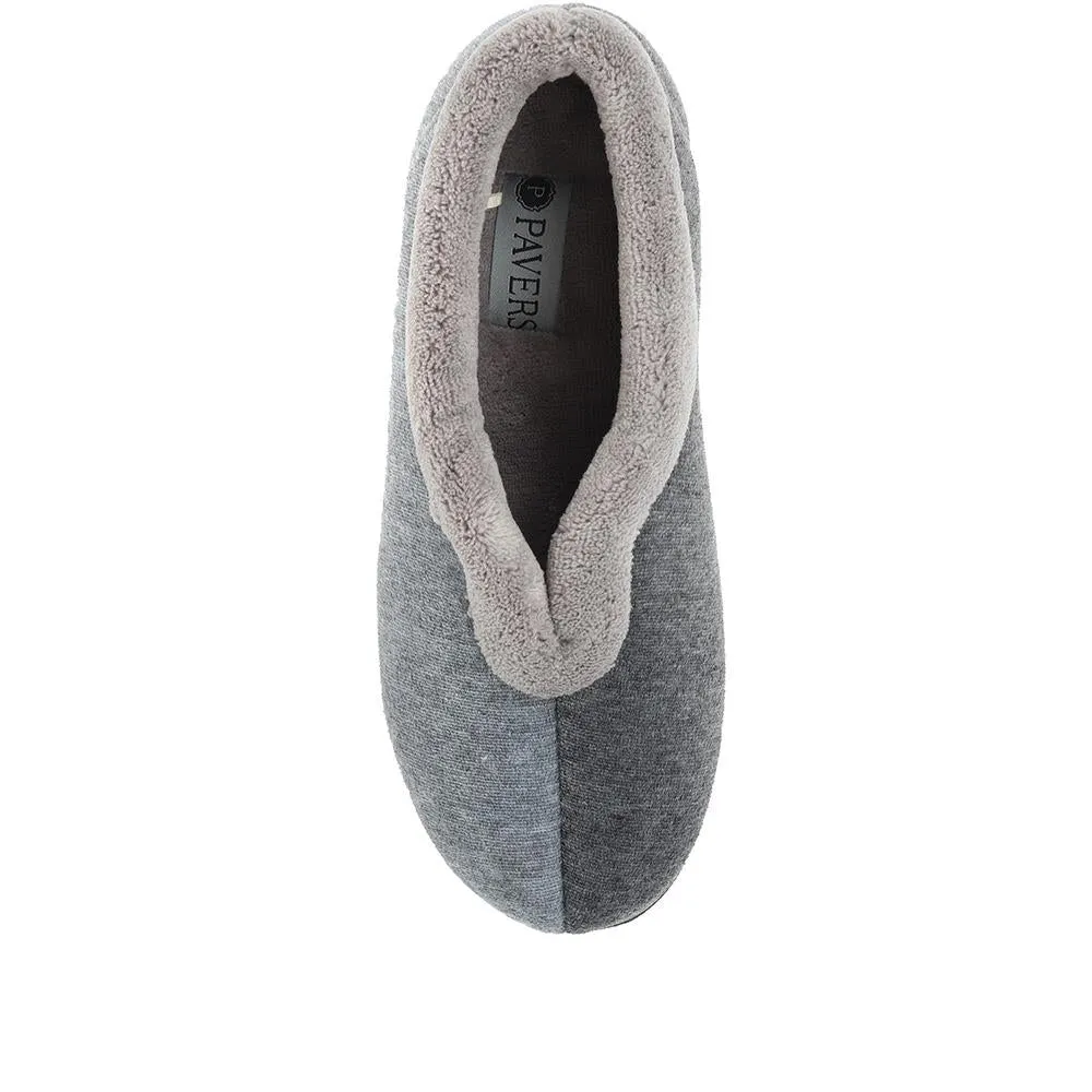 Wide Fit Antibacterial Slippers - QING32013 / 319 075