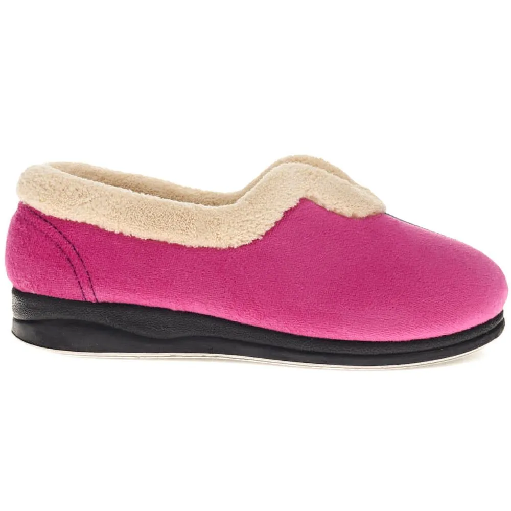 Wide Fit Antibacterial Slippers - QING32013 / 319 075