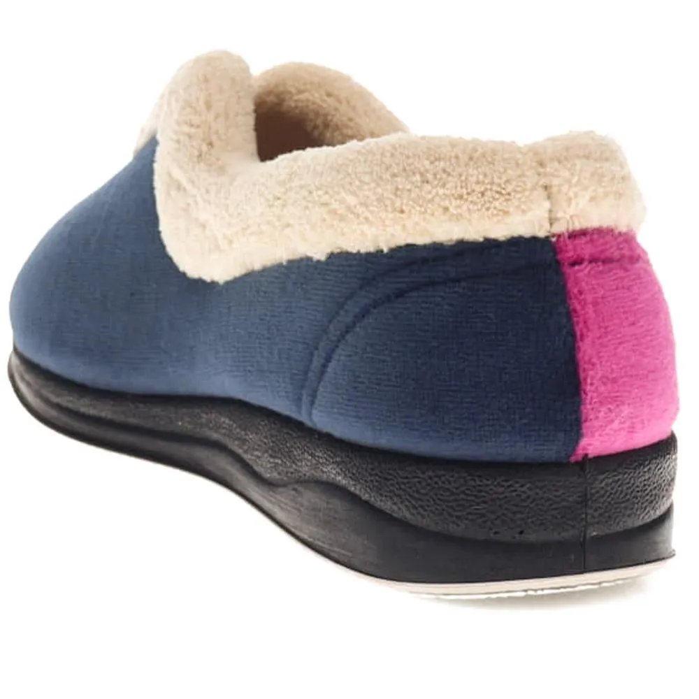 Wide Fit Antibacterial Slippers - QING32013 / 319 075